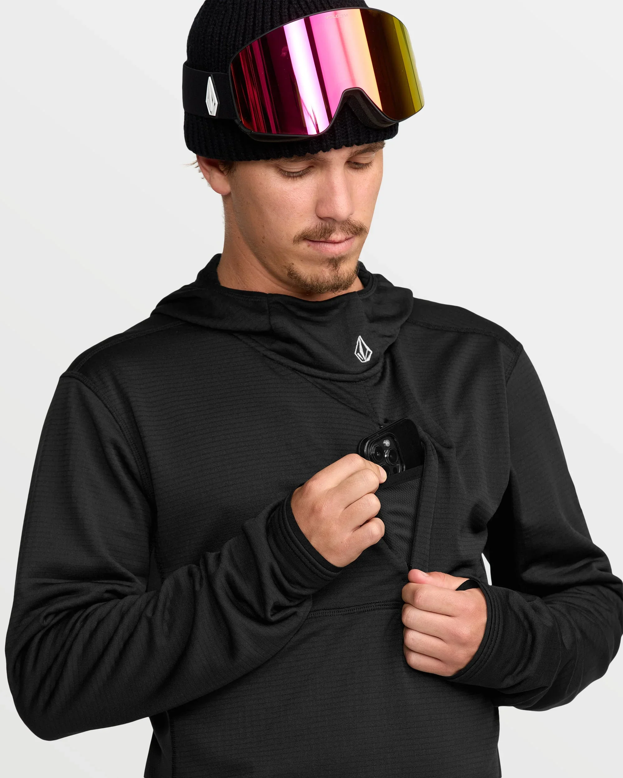 Volcom GRIDLOCK HOODED Fleece Pullover - Image 4