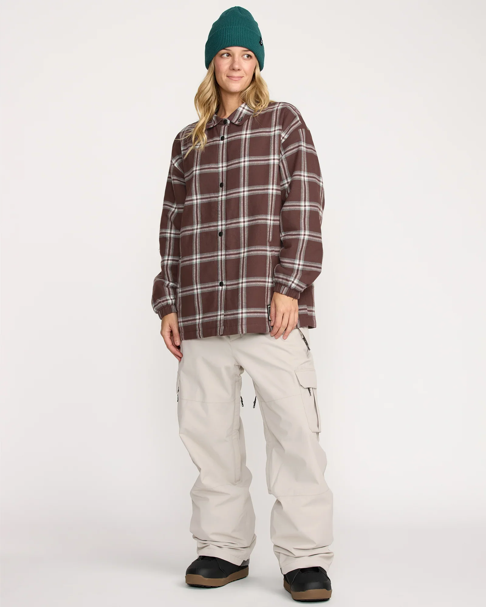 Volcom Women's Ins Riding Flannel Jacket 2026 - Image 3