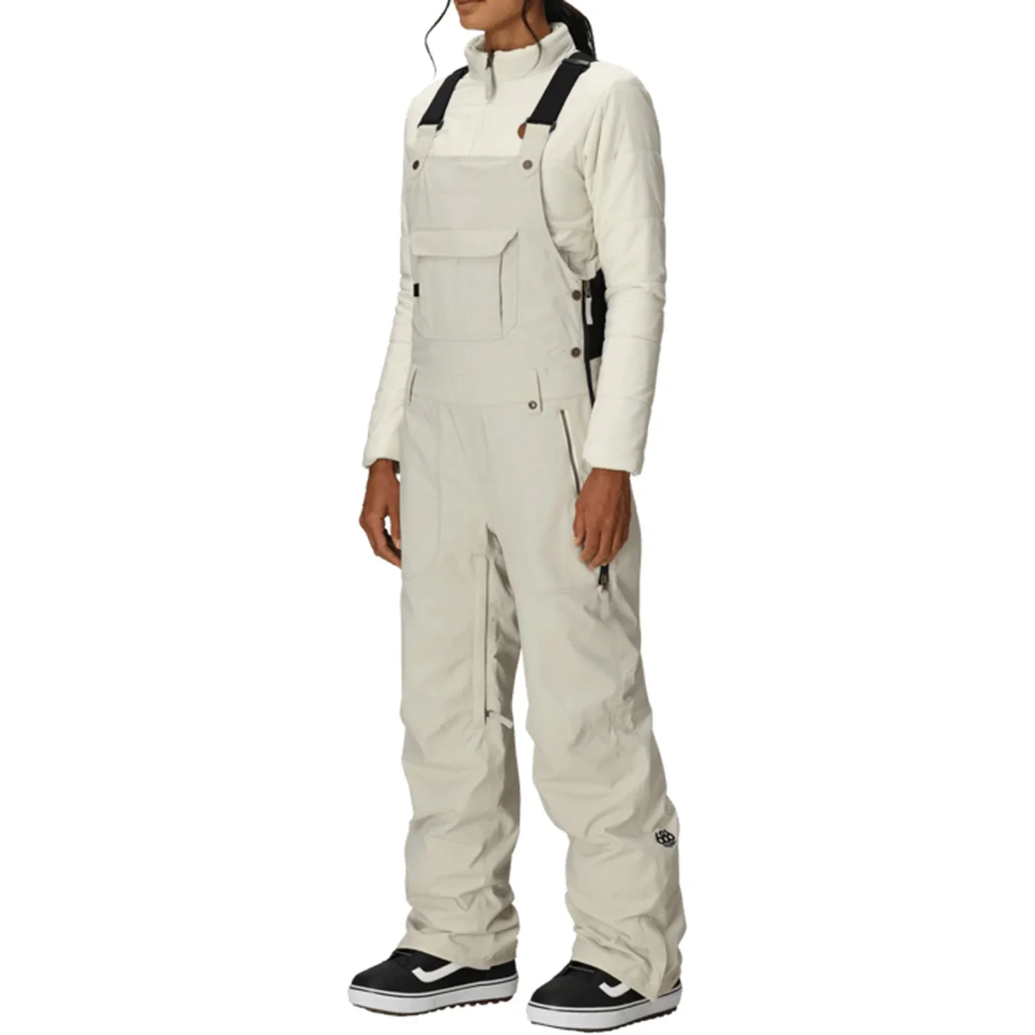 686 Womens BLack Magic Insulated Bib 2026 - Image 2